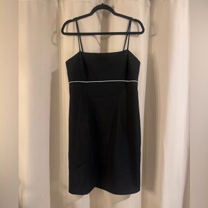 Alyn Paige Black Dress with White Accents